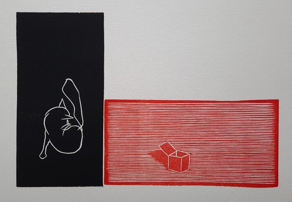 Jeuk en Lust - Kunstenaar: Pieter Becks, Dagelijks leven, 1950 - 1999, 29 cm, Ophalen of Verzenden
