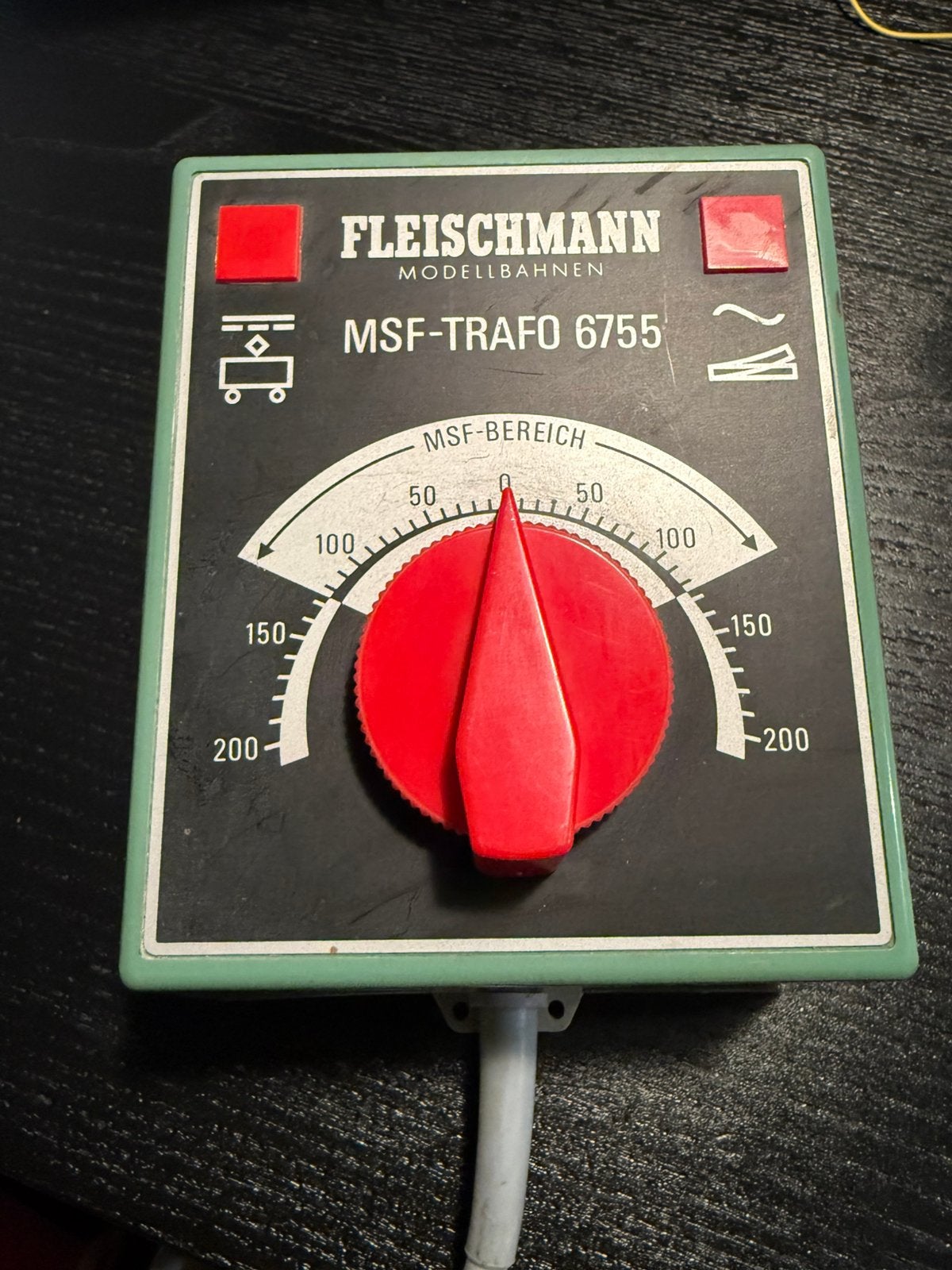 Fleischmann MSF-trafo 6755, Transformator of Voeding, Gelijkstroom, Fleischmann, Ophalen of Verzenden