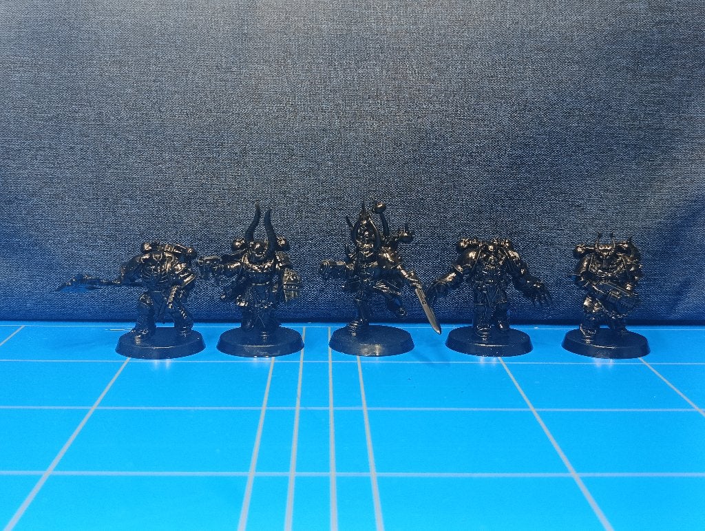Warhammer 40k Chaos Chosen Set 4 Dark Vengeance, Gebruikt, Warhammer, Ophalen of Verzenden, .