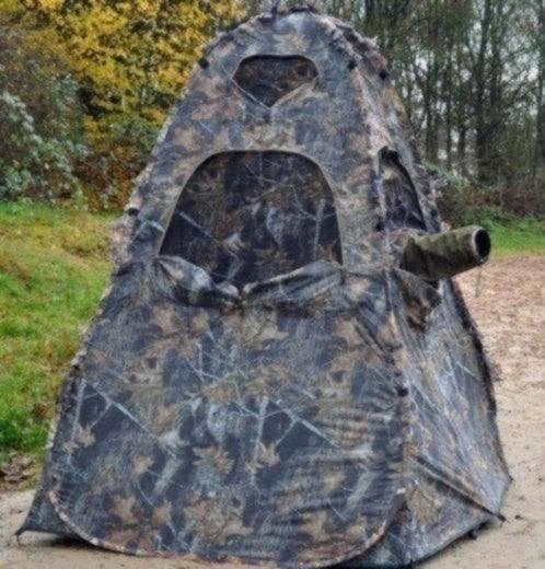Stealth Gear camouflage tent dubbel hoog, Audio, Tv en Foto, Fotografie | Fotostudio en Toebehoren, Opvouwbaar, Overige typen