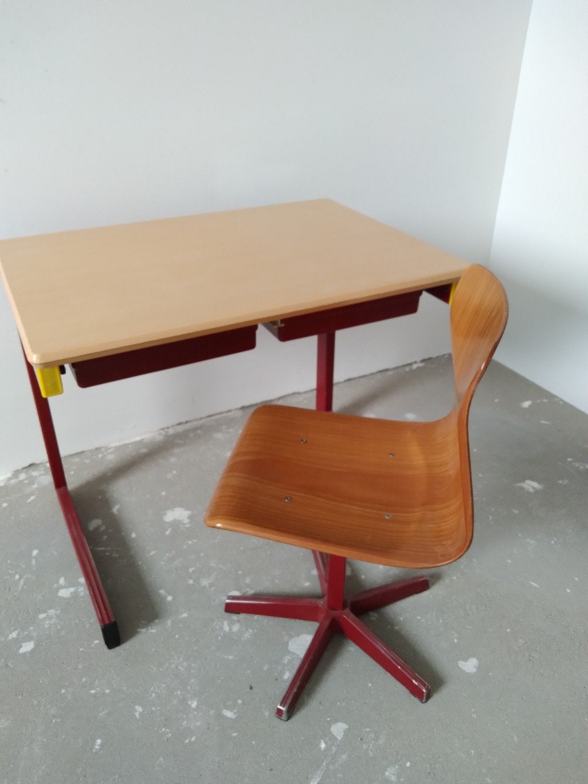 schooltafeltje met stoeltje, Kinderen en Baby's, Ophalen, Gebruikt, Tafel(s) en Stoel(en)