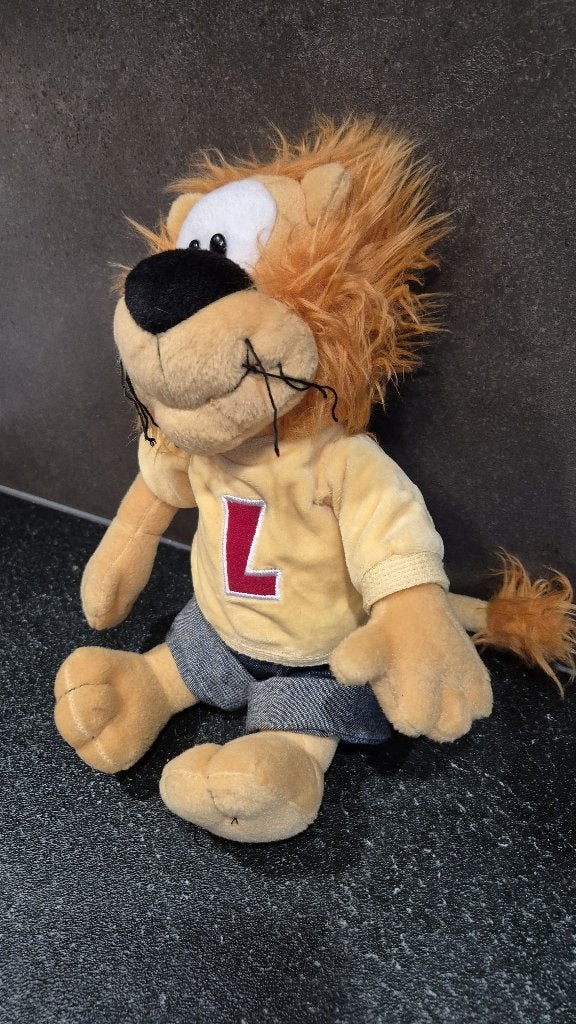 Loeki de Leeuw knuffel Basis Geel, 32cm. 5A12, Tweedehands verkoop, Tweedehands verkoop, Gebruikt, Overige typen