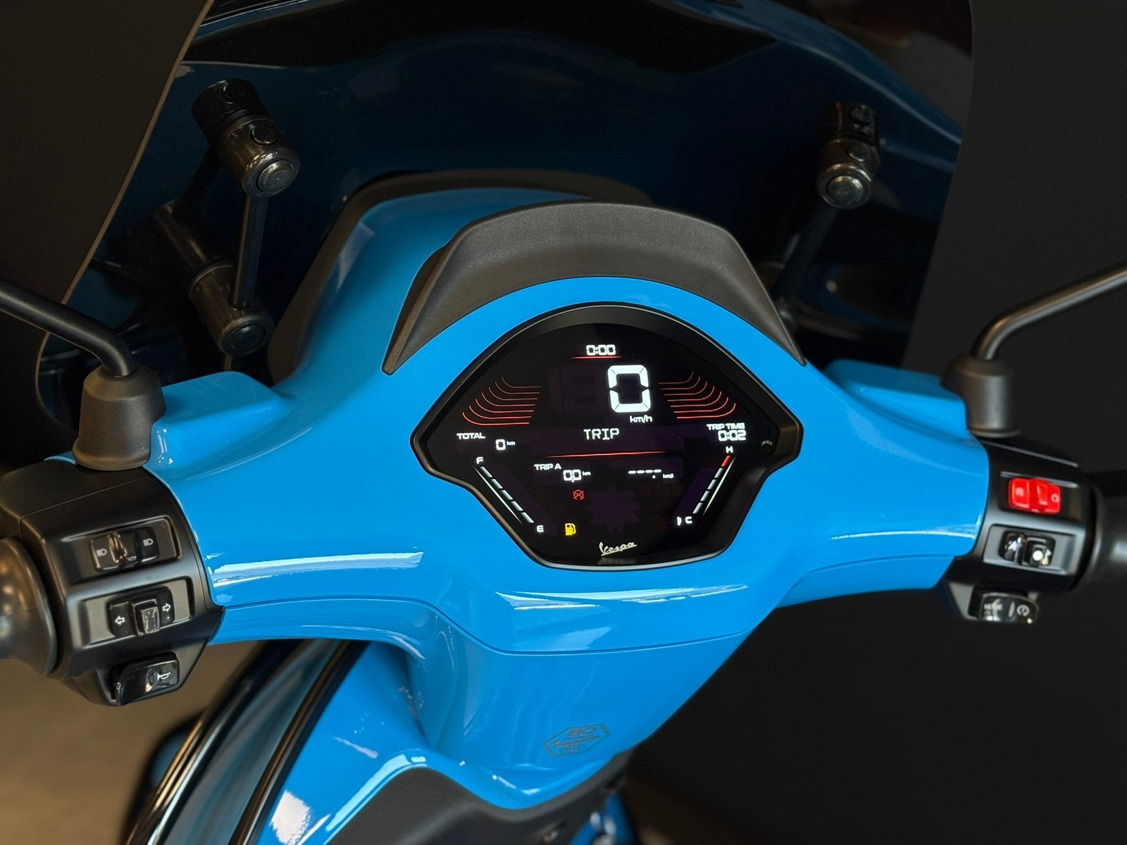 Vespa Sprint | Virtual Cockpit | Blauw | Nieuw | Full-Option, Overige modellen, ., Maximaal 45 km/u, Nieuw