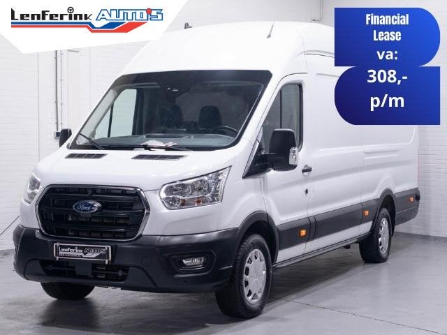 Ford Transit 2.0 TDCi 130 pk L4H3 Navi, Camera Apple Carplay, Voorwielaandrijving, Stof, Gebruikt, 4 cilinders