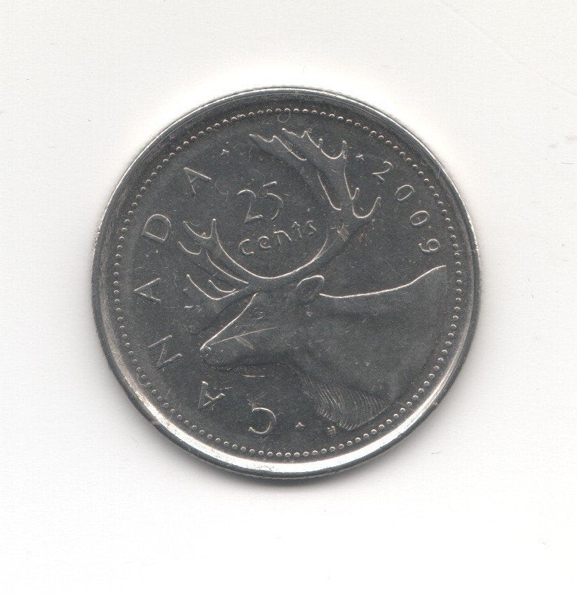 25 cent Canada 2009 (M 282), Ophalen of Verzenden, Noord-Amerika, Losse munt