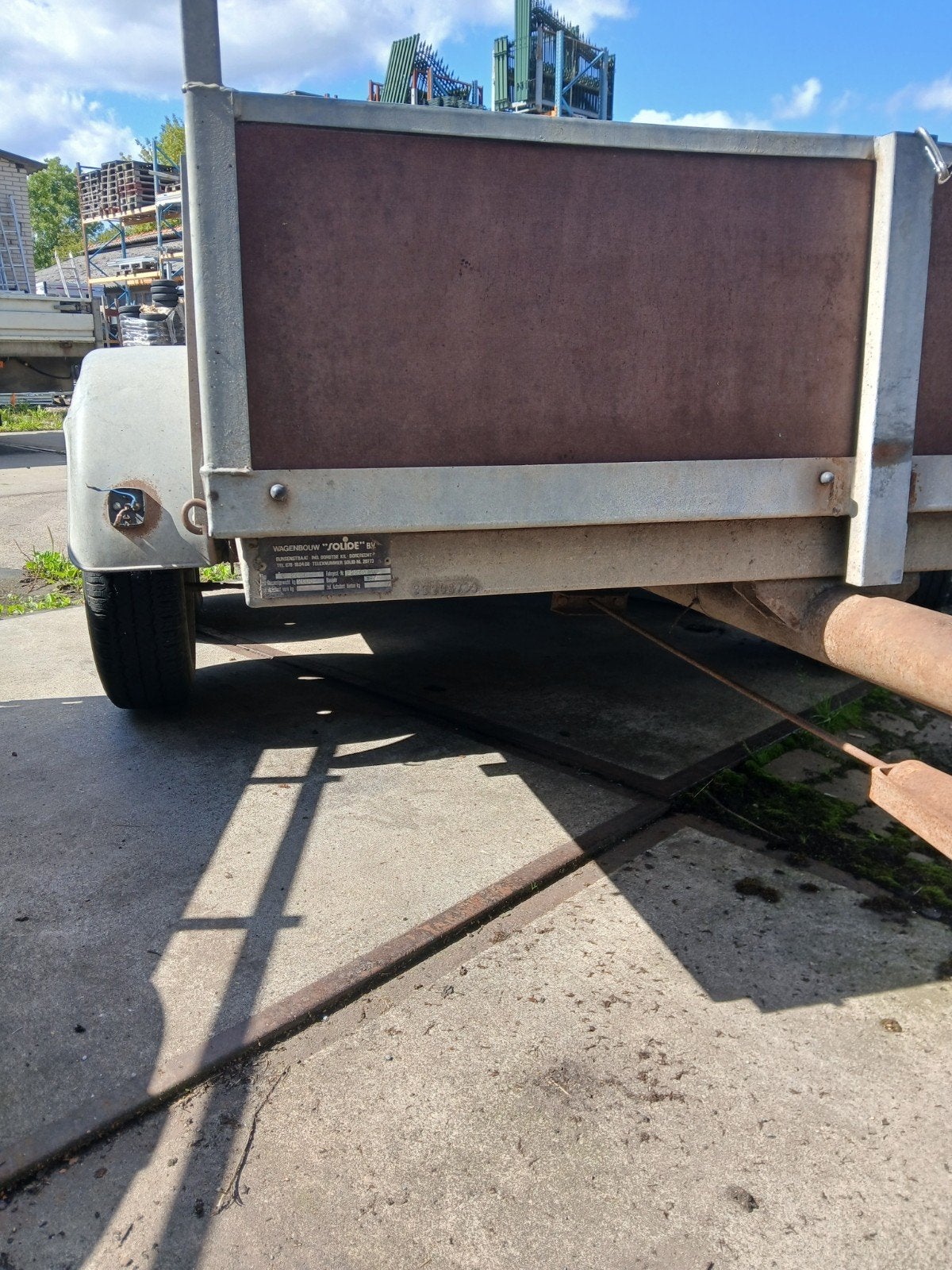 Robuuste aanhangwagen - Ideaal voor transport, Ophalen, Gebruikt, Onbekend, VOGELZANG "FOLIOS" BV