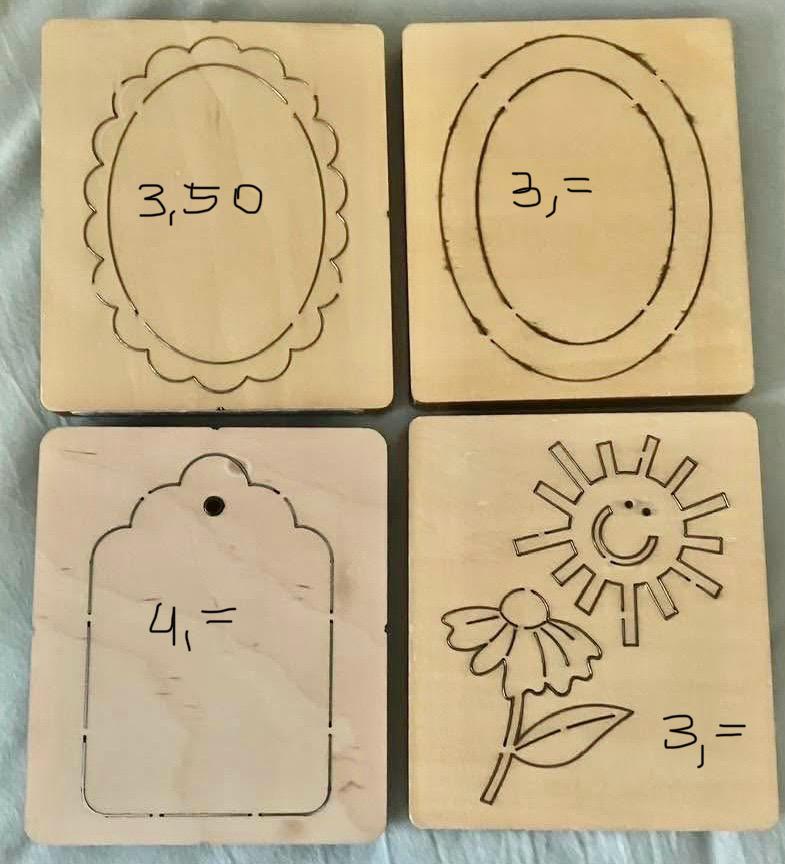 Houten stansen voor de sizzix en big shot nw, Hobby en Vrije tijd, Ophalen of Verzenden, Nieuw, Overige thema's, Pons of Mal