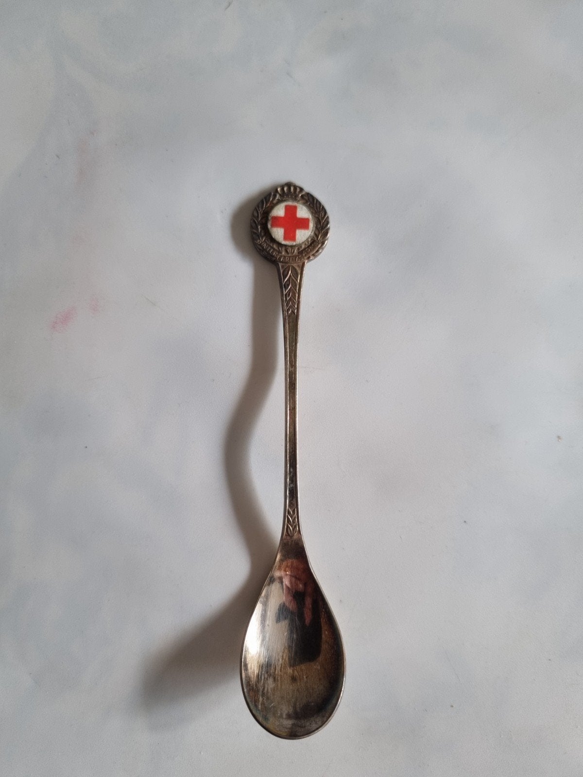 Vintage Rode Kruis Lepel - Decoratieve Souvenir Lepel, Ophalen of Verzenden