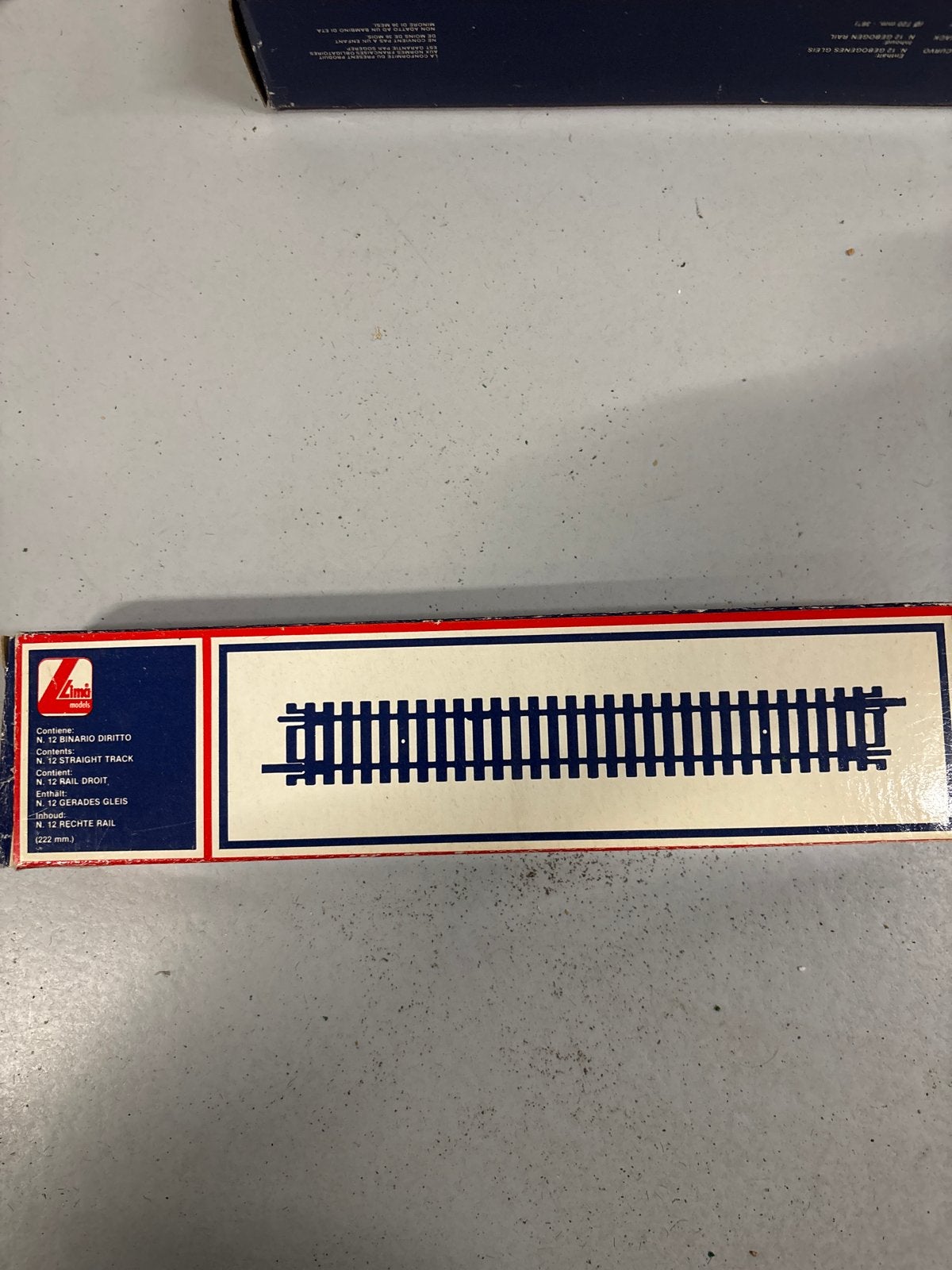 Lima Models N. 12 Rechte Rail (222 mm) - Treinbaan, Verzamelen, Verzenden, Gebruikt, Trein, Overige typen
