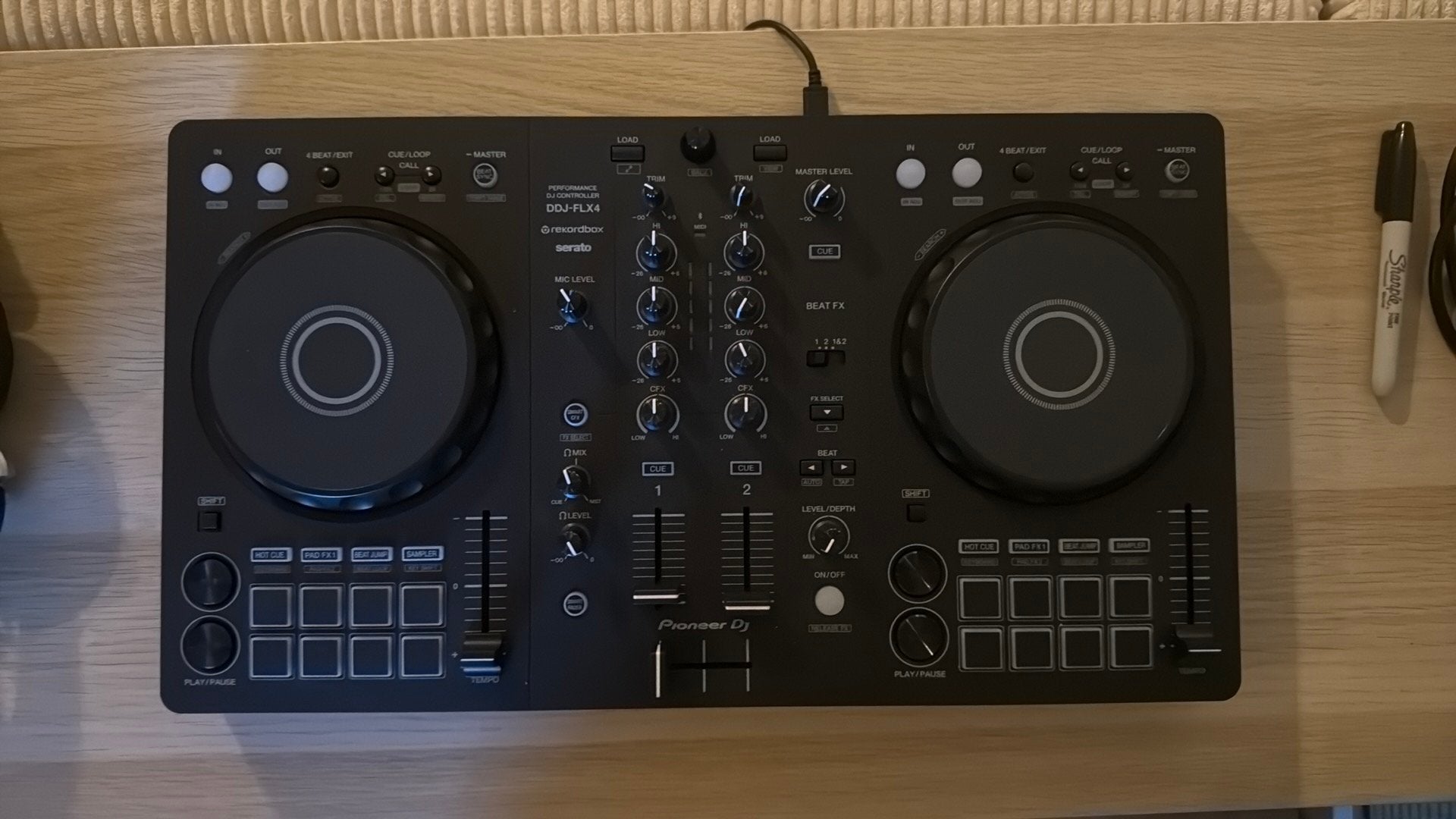 Pioneer DDJ FLX4, Muziek en Instrumenten, Dj-sets en Draaitafels, Ophalen, Zo goed als nieuw, Dj-set