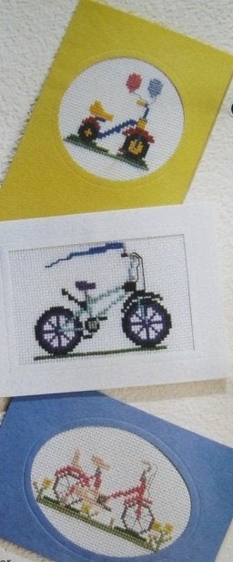Borduurpatroon  Kinder fietjes  nr 9904  do, Verzenden, Nieuw, Handborduren, Patroon