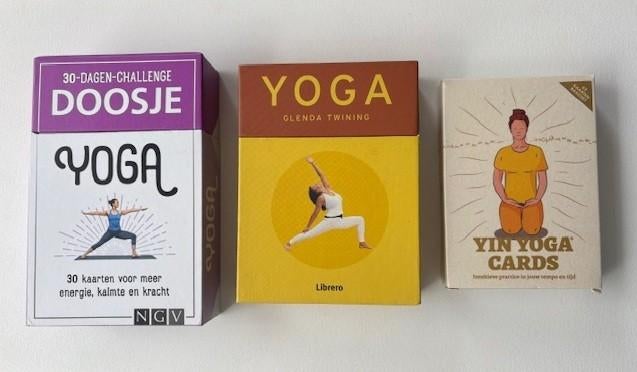 Yoga kaartensets, Ophalen of Verzenden, Zo goed als nieuw, Meditatie of Yoga, Instructieboek