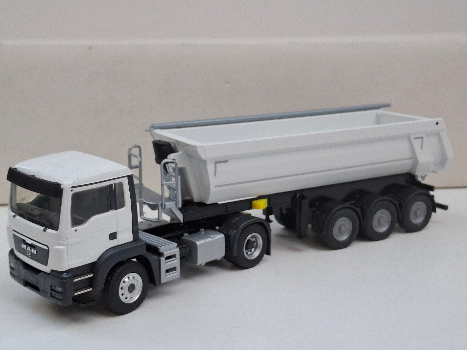 MAN TGA MET 3 AS OPLEGGER 1:50, Ophalen of Verzenden, Zo goed als nieuw, Bus of Vrachtwagen, Efsi
