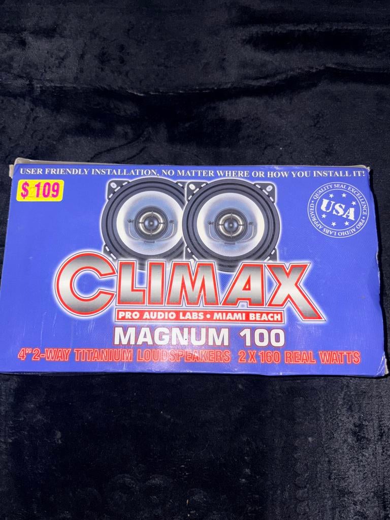 Spiksplinternieuwe CLIMAX AUTOSPEAKERS TYPE MAGNUM 160, Auto diversen, Autospeakers, Ophalen of Verzenden, Nieuw