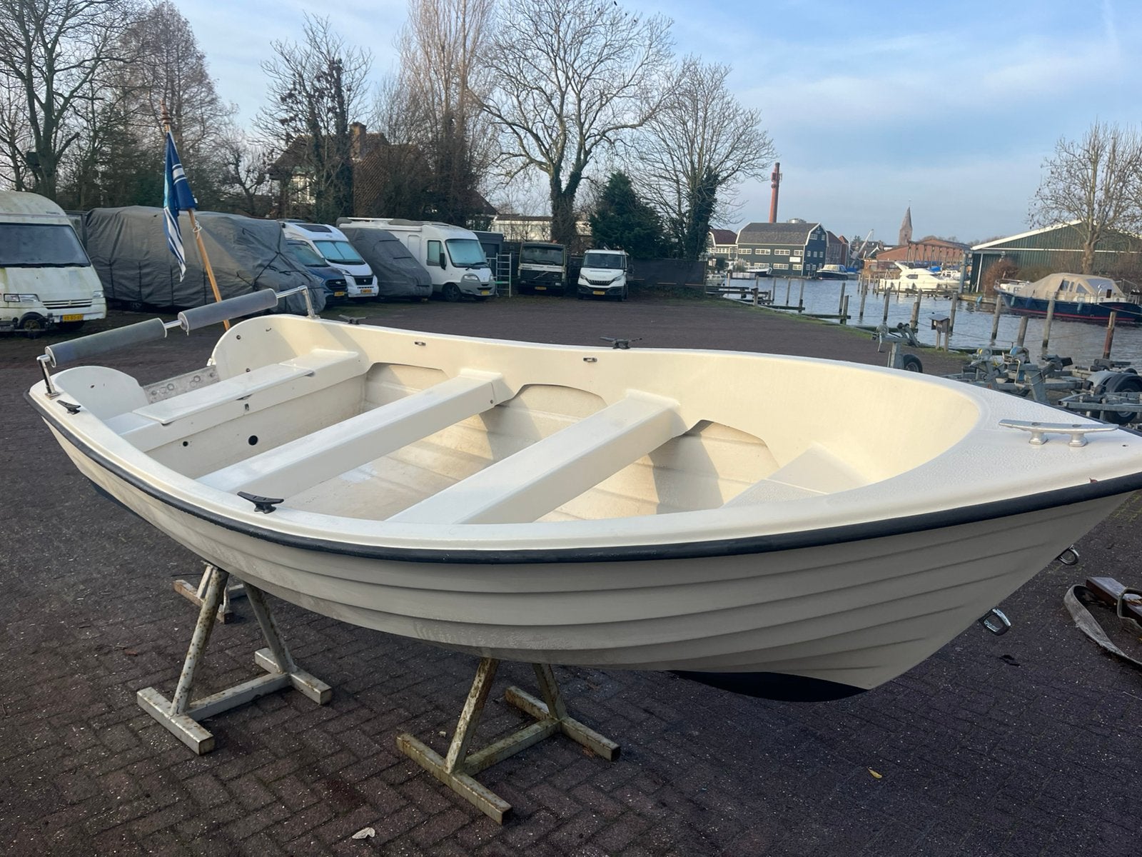 Mooie sloep complete set ryds 465 incl mariner 9,9 pk €1799,, Ophalen of Verzenden, Zo goed als nieuw, Polyester, Elektrische start