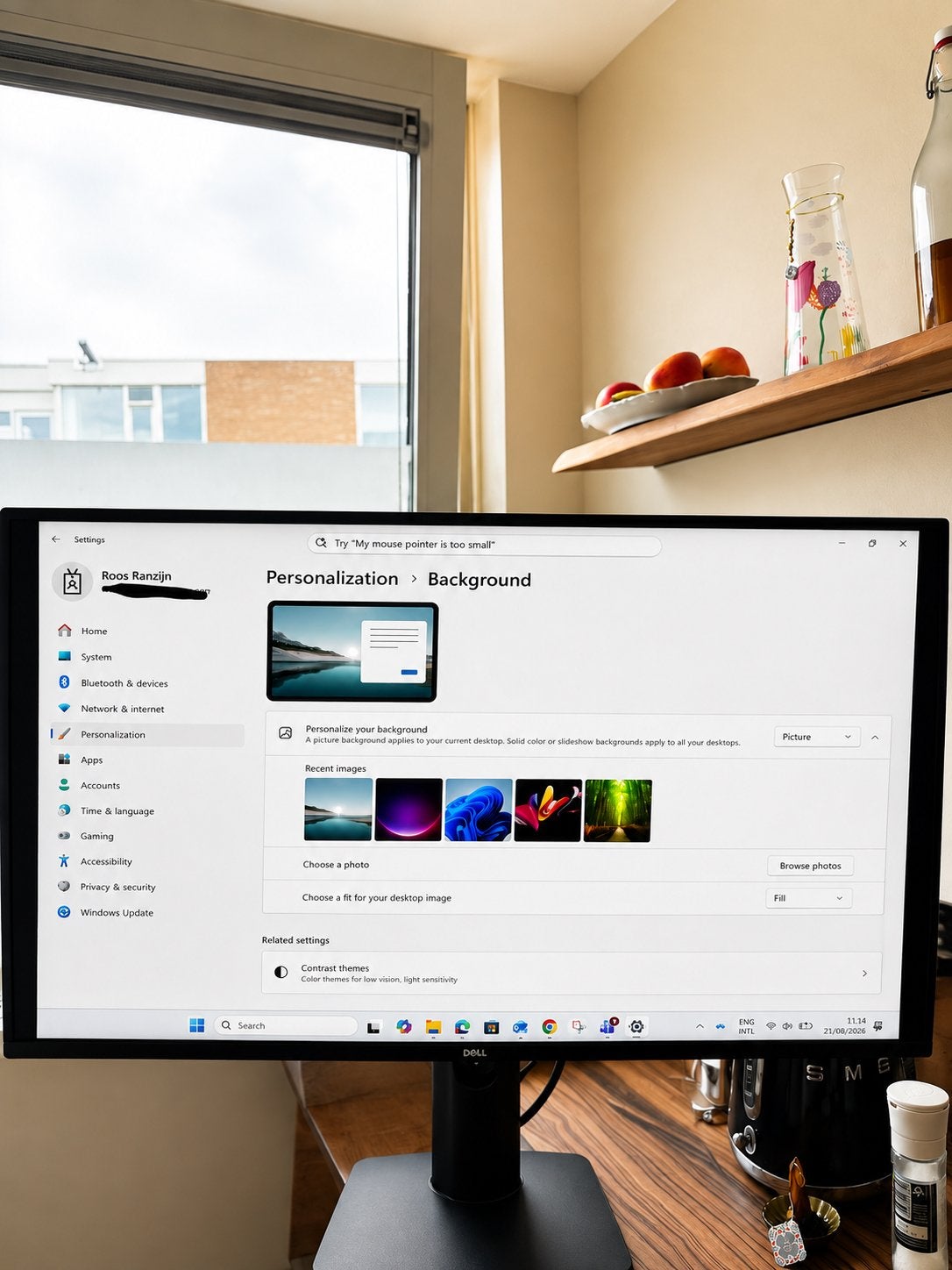 Dell UltraSharp U2722DE 27 inch QHD USB-C Monitor, Ophalen, IPS, In hoogte verstelbaar, Zo goed als nieuw