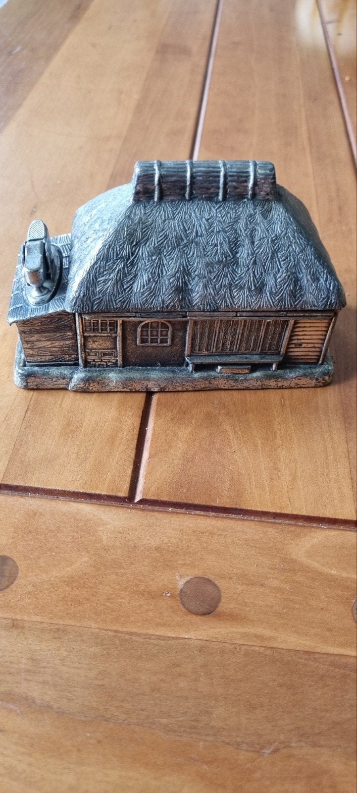 Vintage Aansteker in Huisje Asbak Set, Ophalen of Verzenden, Gebruikt, Aansteker