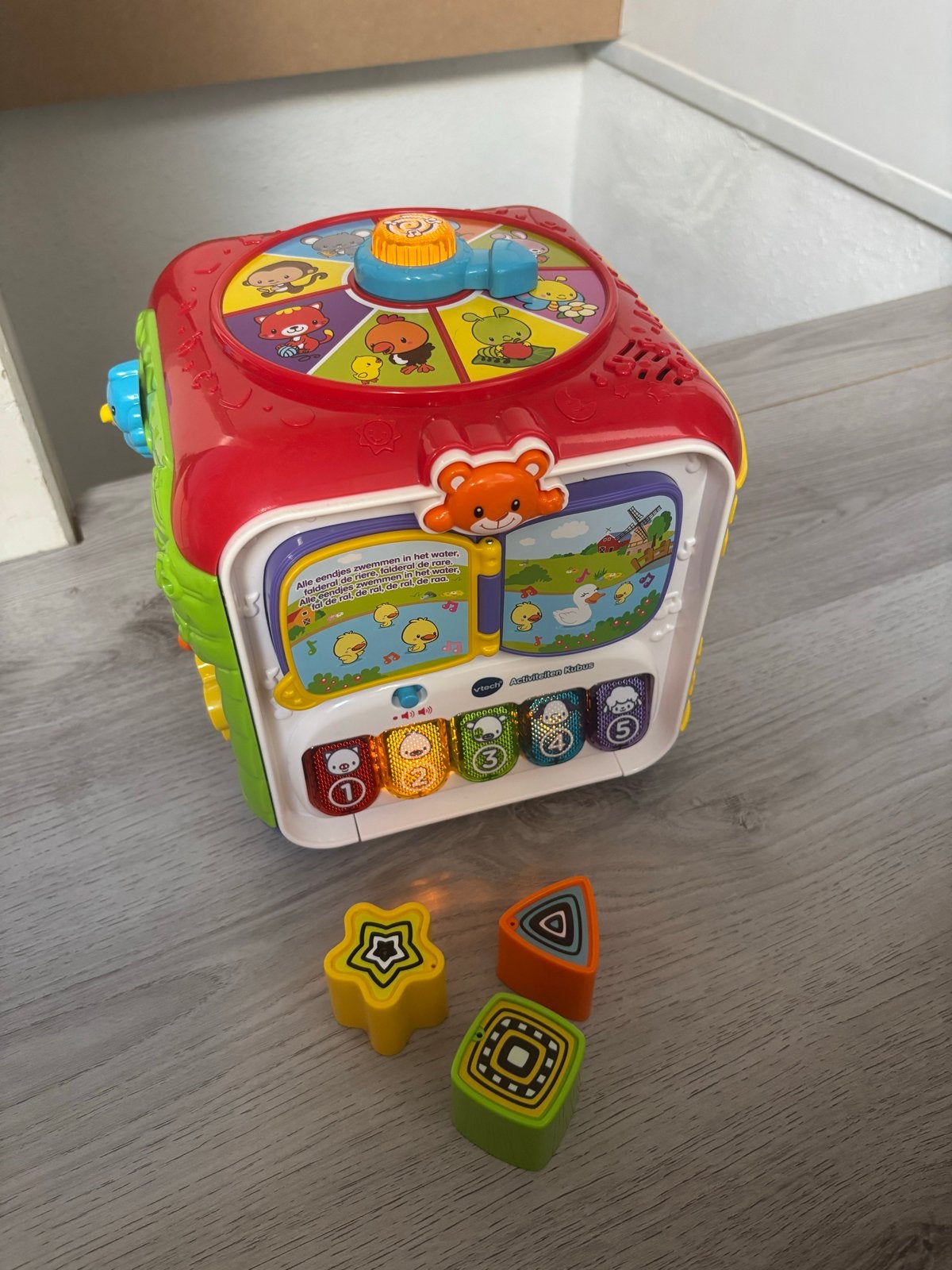 VTech Vormenstoof Activiteiten Kubus - Z.G.A.N., Kinderen en Baby's, Speelgoed | Vtech, Ophalen, Zo goed als nieuw, 6 maanden tot 2 jaar