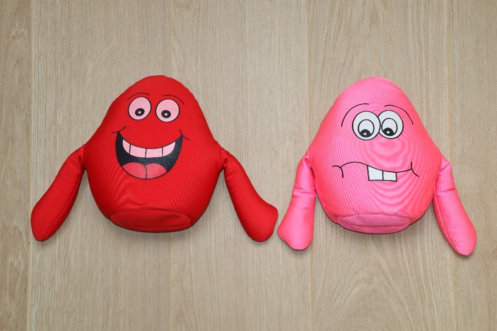 Knuffel Kussens barbapapa ZGAN, Ophalen of Verzenden, Zo goed als nieuw, Overige typen