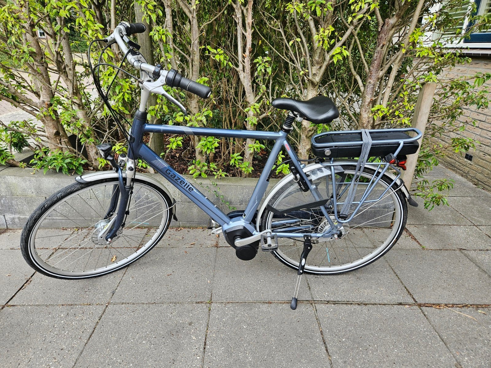 Gazelle Grenoble E-bike Heren 61cm 416Wh Middenmotor, Ophalen, Gebruikt, 59 cm of meer, 50 km per accu of meer