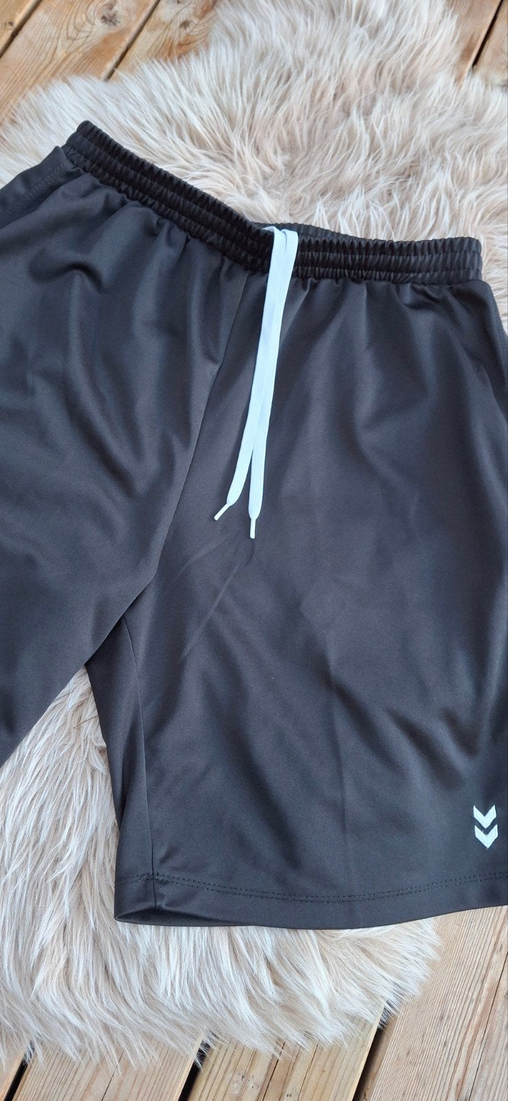 hummel sportbroek mt L, Kleding | Heren, Ophalen of Verzenden, Zo goed als nieuw, Zwart, Voetbal