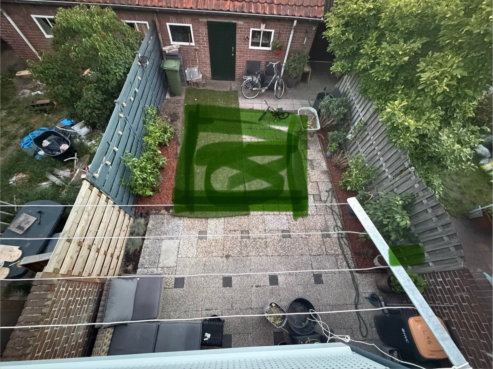 Grindtegels, Ophalen, Gebruikt, Beton, Terrastegels