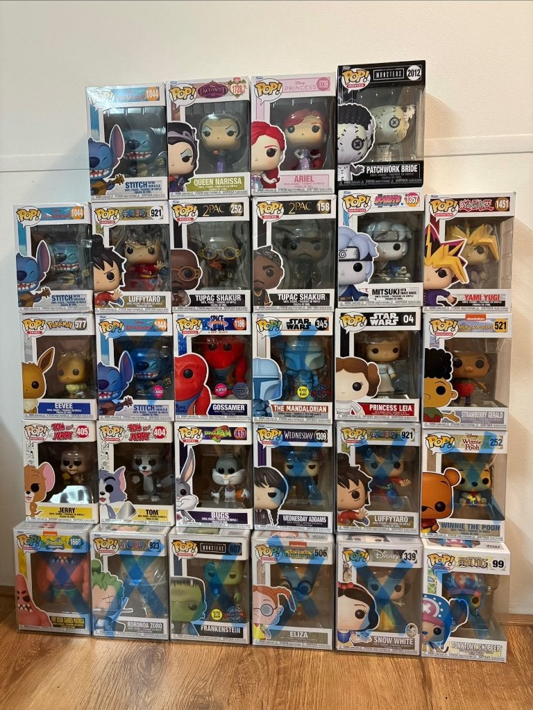 17 Funko pops Marvel One piece Pokemon Flocked, Verzamelen, Ophalen of Verzenden, Zo goed als nieuw