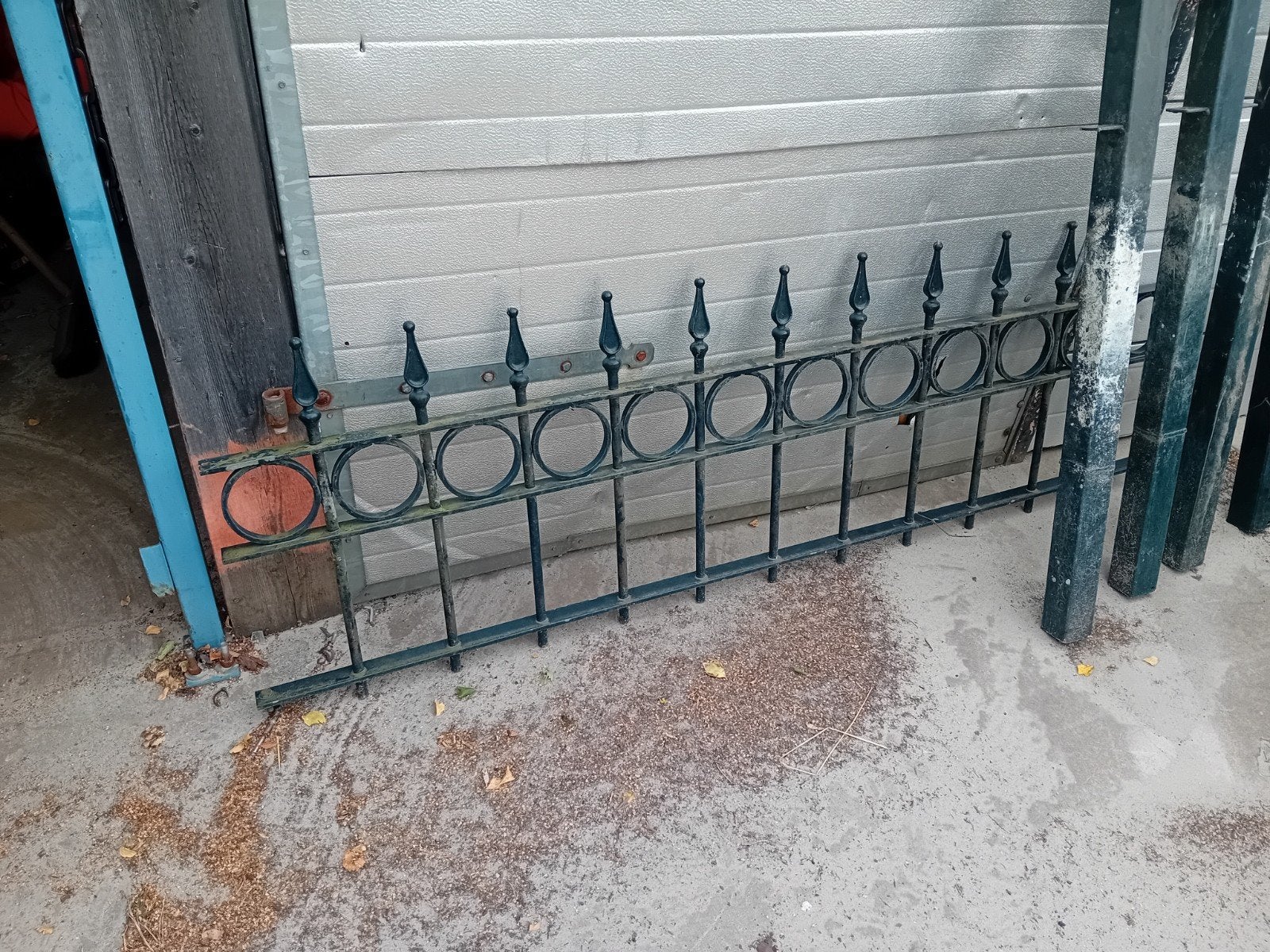 Tuin hekje massiev ijzer, Tuin en Terras, Ophalen, Gebruikt, IJzer, Sierhekwerk