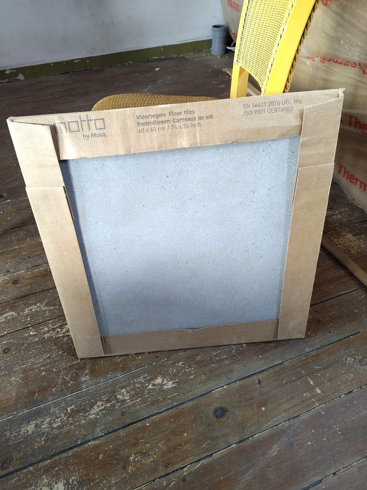 MOTTO by MOSA 60x60 Grain Beige (1,07m²/3st/doos), Doe-het-zelf en Verbouw, Tegels, 60 cm of meer, Nieuw, Ophalen of Verzenden