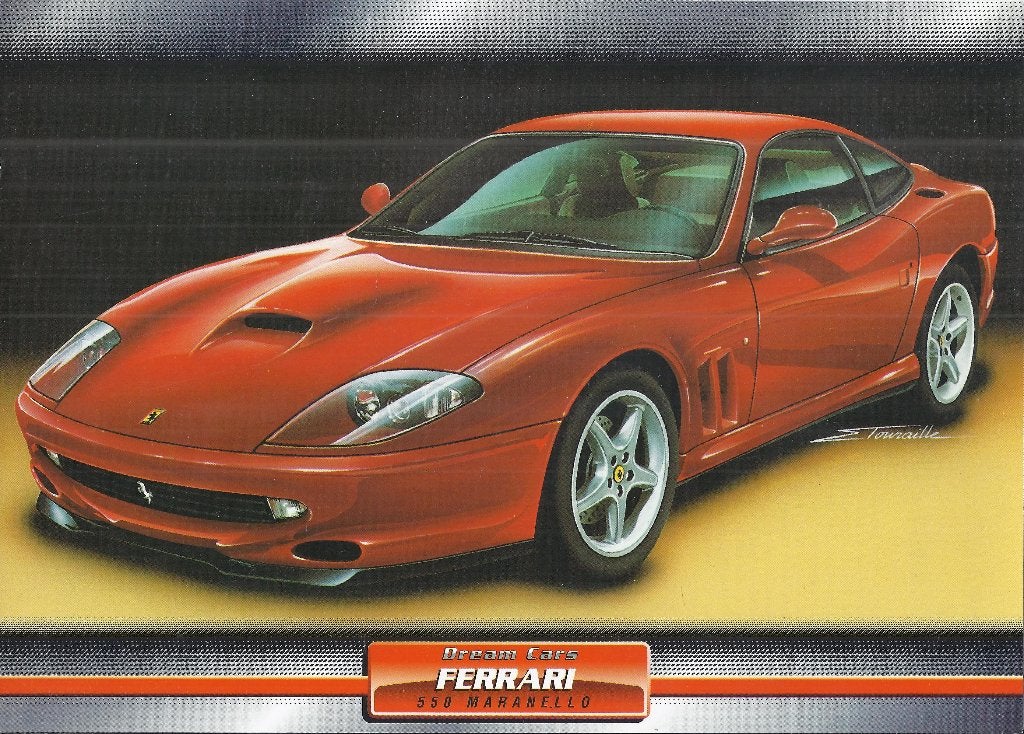 Ma419 foto ferrari 550 maranello, Ophalen of Verzenden, Voor 1940, Zo goed als nieuw, Overige onderwerpen