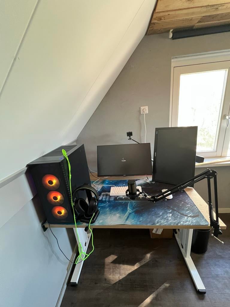 Gaming pc, Computers en Software, Desktop Pc's, Met monitor, HDD, 32 GB, Ophalen of Verzenden