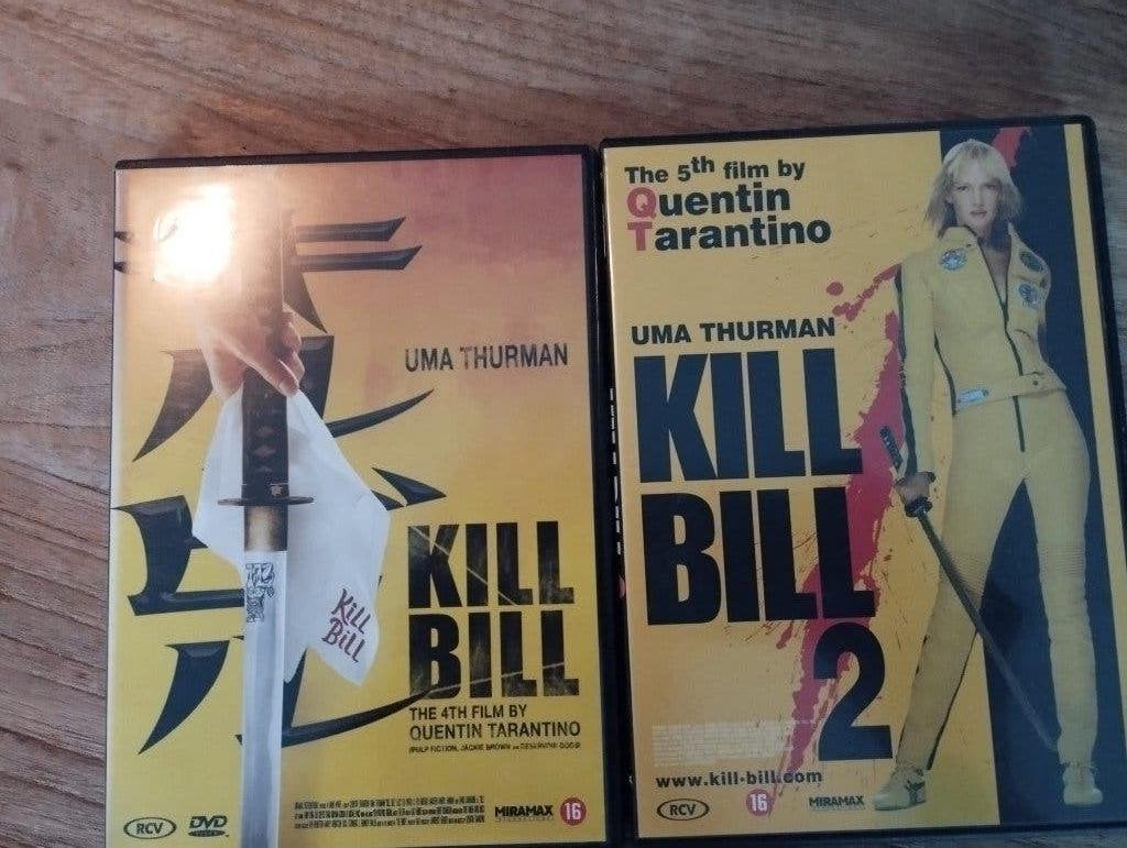 2 x Kill Bill DVD, Vanaf 16 jaar, Ophalen of Verzenden, Gebruikt