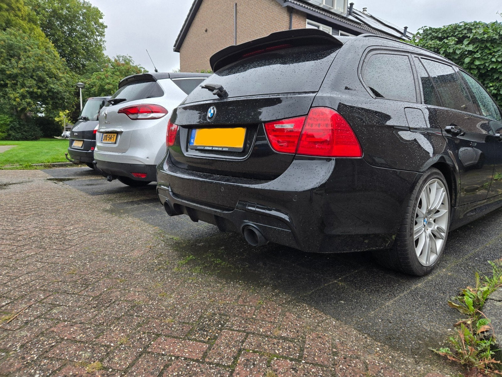 Dubbele BMW 335i look uitlaat voor de 325 325xi RVS, Ophalen, Gebruikt, BMW