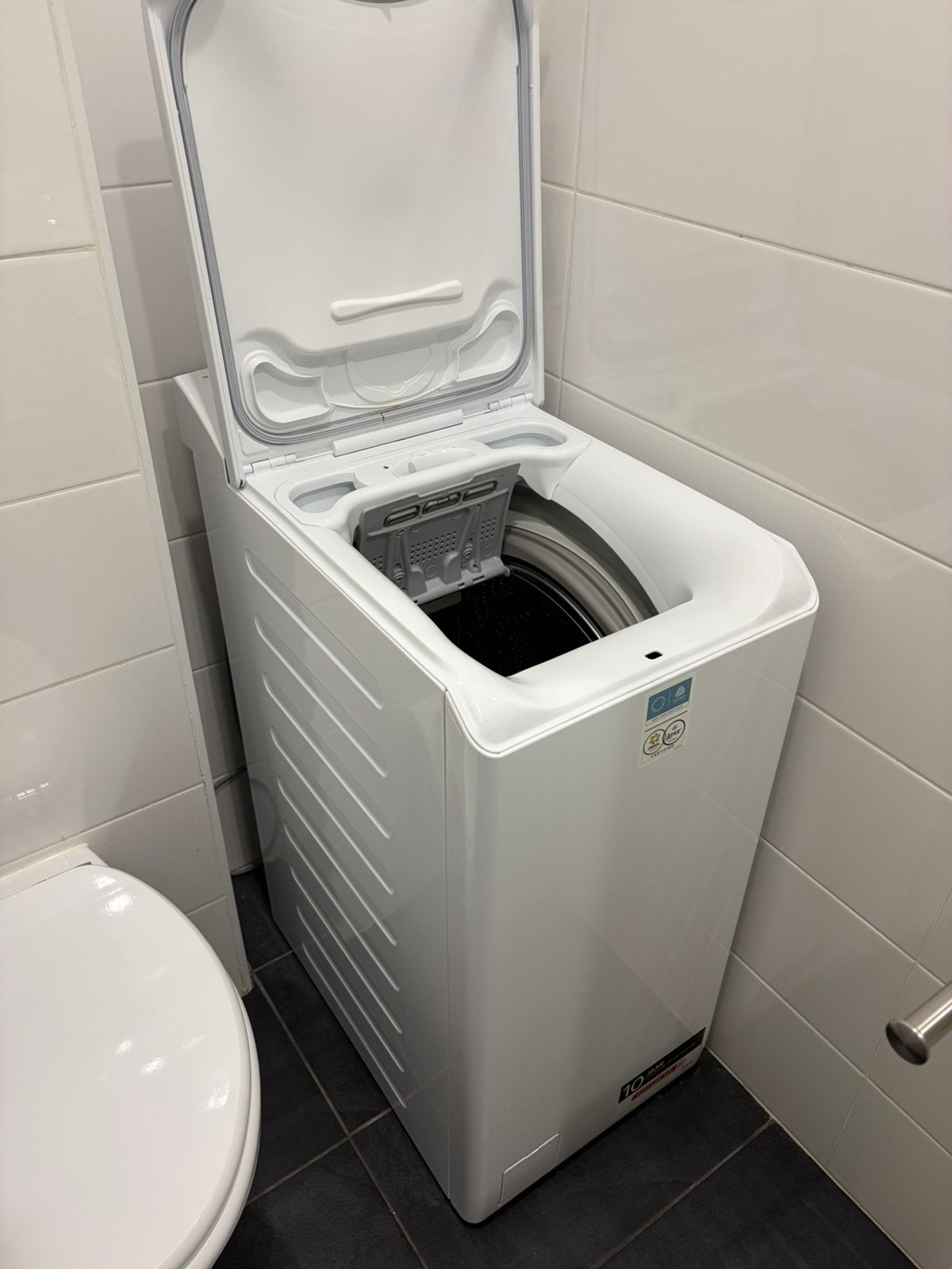 AEG LTR6162K | Bovenlader | 6kg | Smal (B: 40cm, D: 60cm), Witgoed en Apparatuur, Ophalen, 1200 tot 1600 toeren, 4 tot 6 kg, Bovenlader