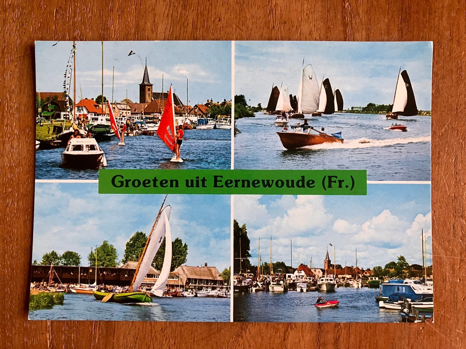 Groeten uit Eernewoude - ongelopen vierluik, Ophalen of Verzenden, 1960 tot 1980, Ongelopen, Friesland