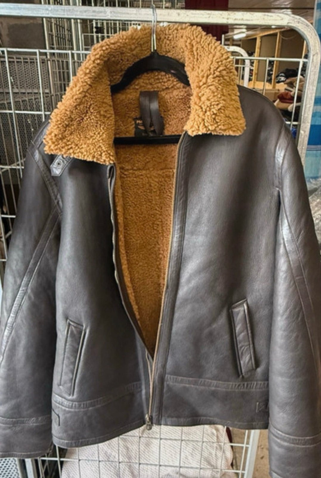 PME Legend  pilotenjas/lammycoat- in nieuwstaat!, Ophalen of Verzenden, Zo goed als nieuw, Overige maten, Bruin