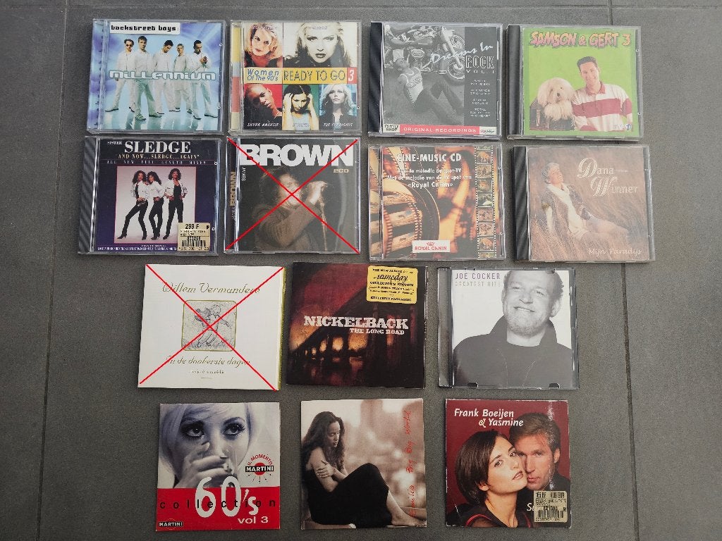 9 verschillende CD's en 3 singles, Ophalen of Verzenden, Gebruikt, Album