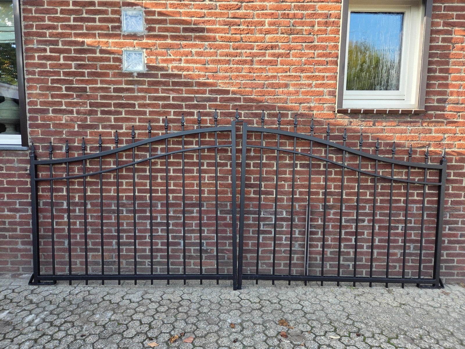 Splinternieuw sierhekwerk met poort - 395x170 cm, Ophalen, Met poort, Nieuw, Sierhekwerk
