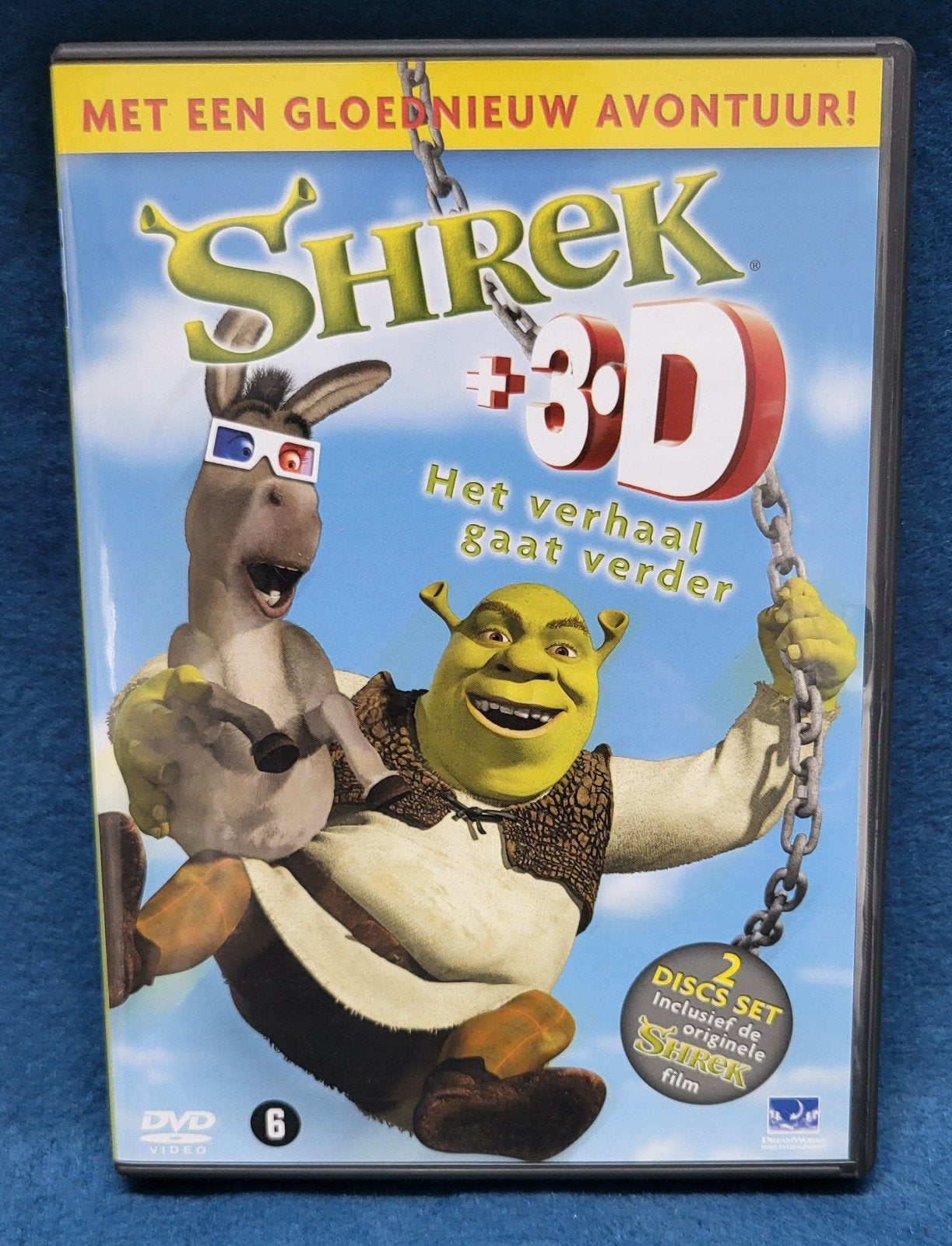 Shrek 3D DVD, Alle leeftijden, Ophalen of Verzenden, Zo goed als nieuw, Amerikaans