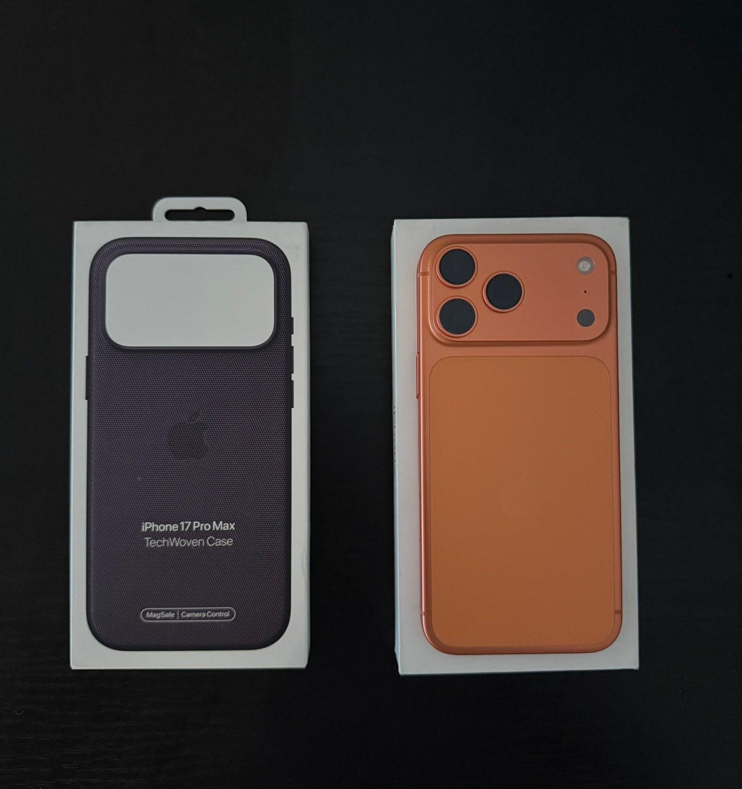 Esim | Apple iPhone 17 Pro Max 256GB Cosmic Orange, Telecommunicatie, Zo goed als nieuw, 100 %, Zilver, IPhone 17 Pro Max