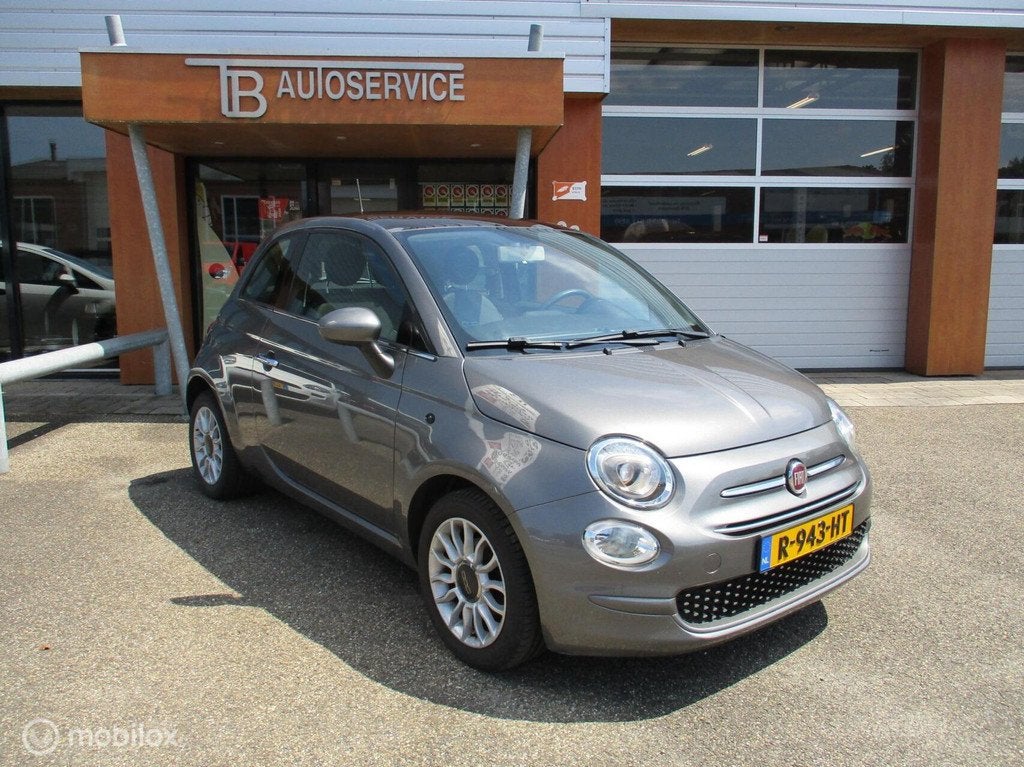 Fiat 500 1.2 Lounge, 4 cilinders, 4 stoelen, Leder, Handgeschakeld
