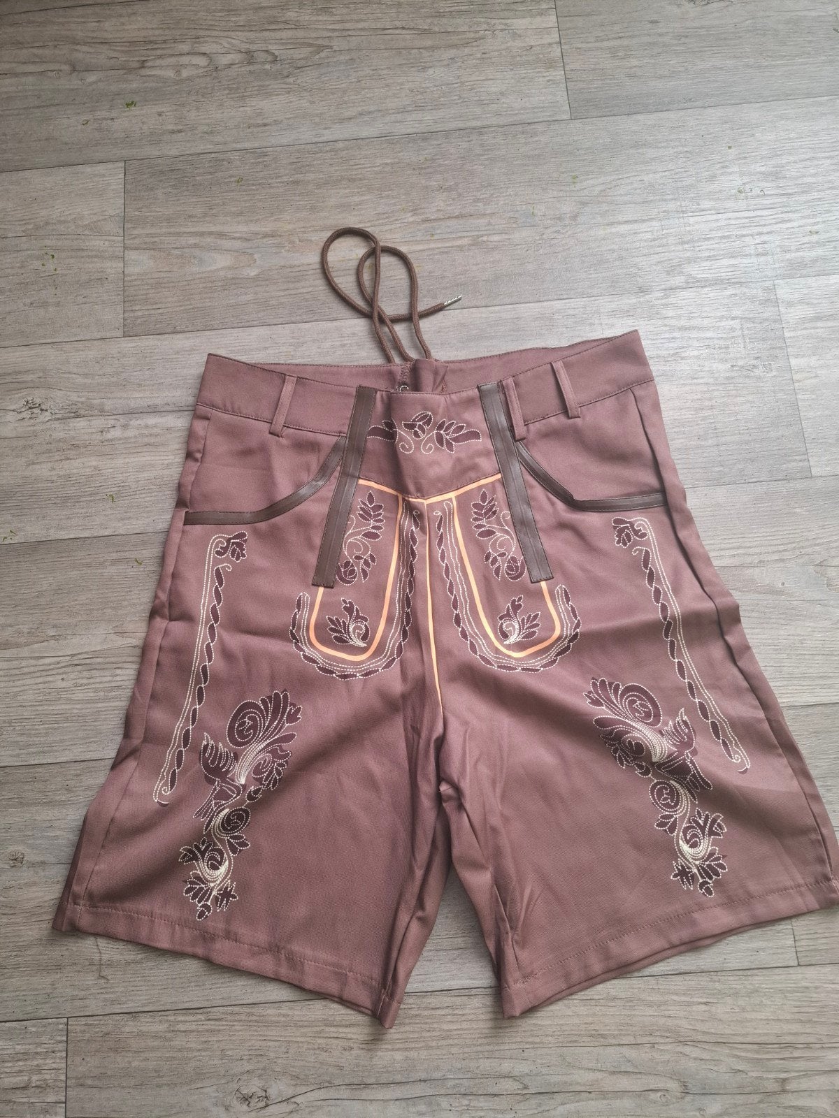 nep lederhosen, Ophalen, Maat 52/54 (L), Nieuw, Overige thema's