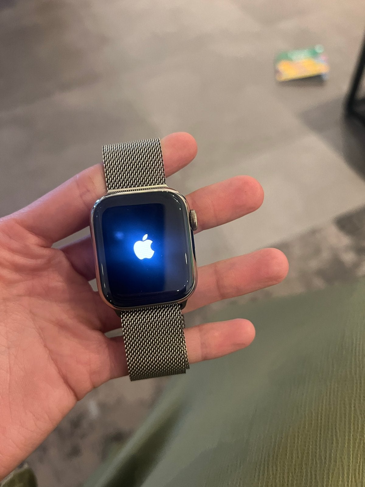 Apple Watch Series 7 (Goud) - Zo goed als nieuw, Hartslag, IOS, Ophalen of Verzenden, Zo goed als nieuw