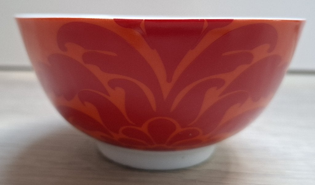 Vintage Smiths Snack Schaaltje - Rood/Oranje Design, Keramiek, Nieuw, Ophalen of Verzenden, Kom(men)
