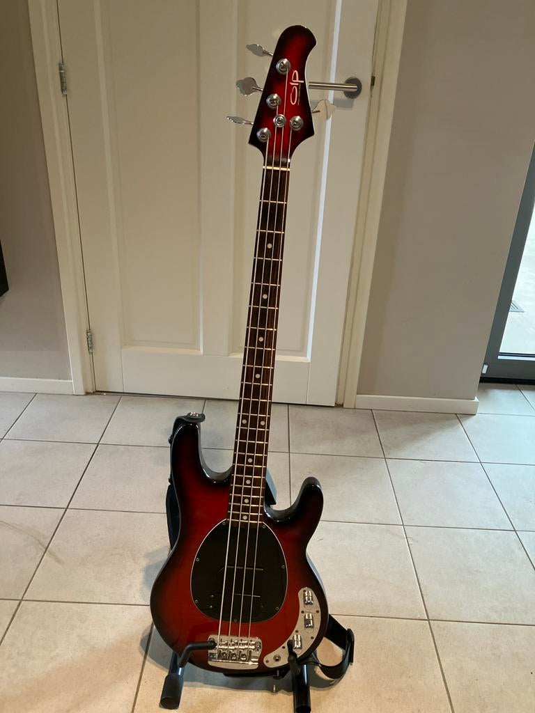 OLP basgitaar met Music Man tuners en Bartolini pickup, Ophalen of Verzenden, Gebruikt