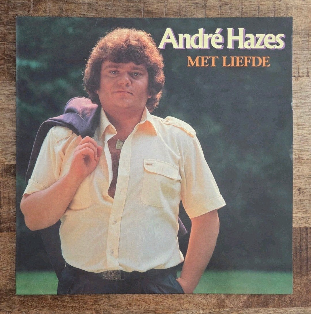 Lp Andre hazes met liefde, Cd's en Dvd's, Ophalen of Verzenden, Zo goed als nieuw, 12 inch, Levenslied of Smartlap