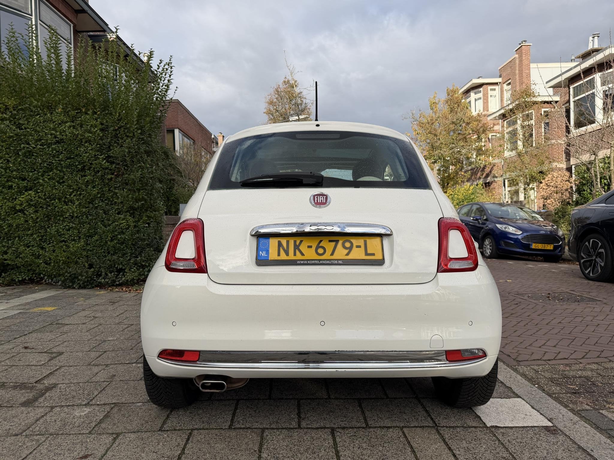 Fiat 500 1.2 Lounge, Auto's, Stof, Gebruikt, 4 cilinders, Wit
