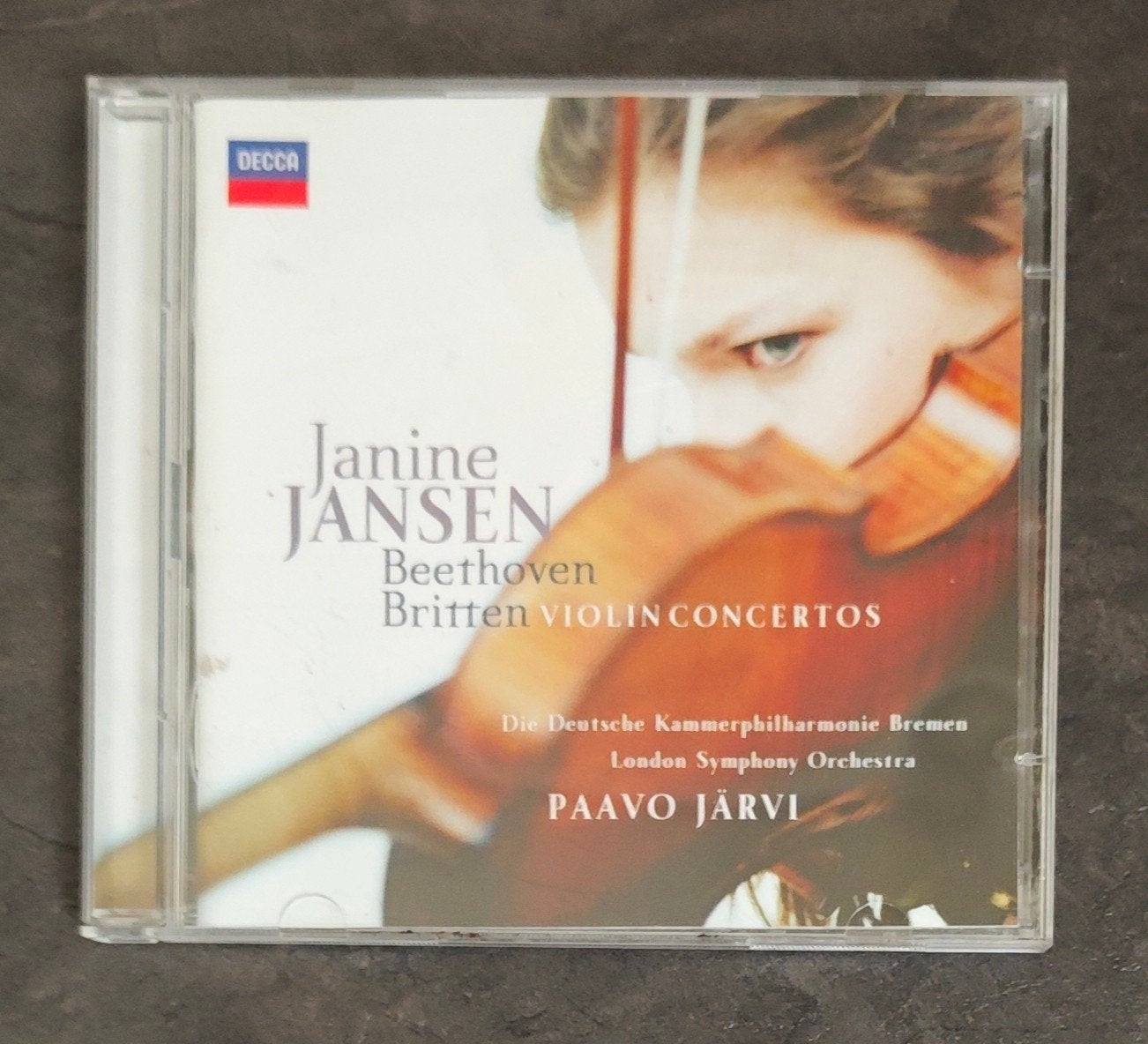 Beethoven/Britten: Vioolconcerten. Janine Jansen., Cd's en Dvd's, Ophalen of Verzenden, Classicisme, Zo goed als nieuw, Orkest of Ballet