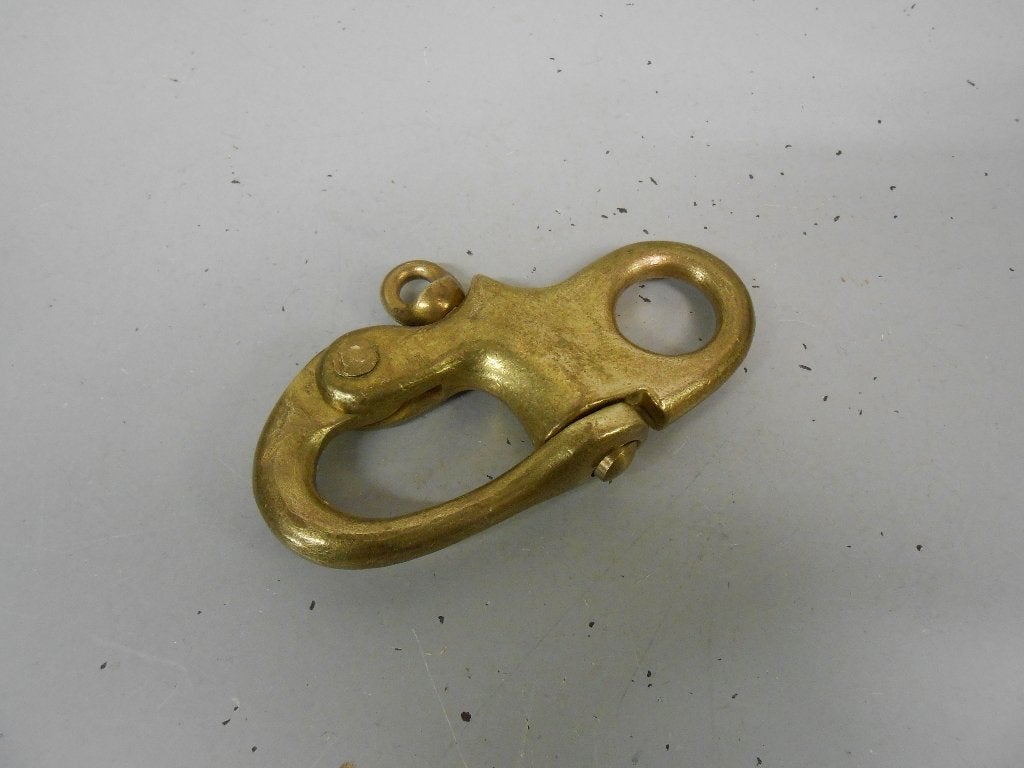 Snapsluiting met vast oog, messing, Ophalen of Verzenden, Nieuw, Overige typen