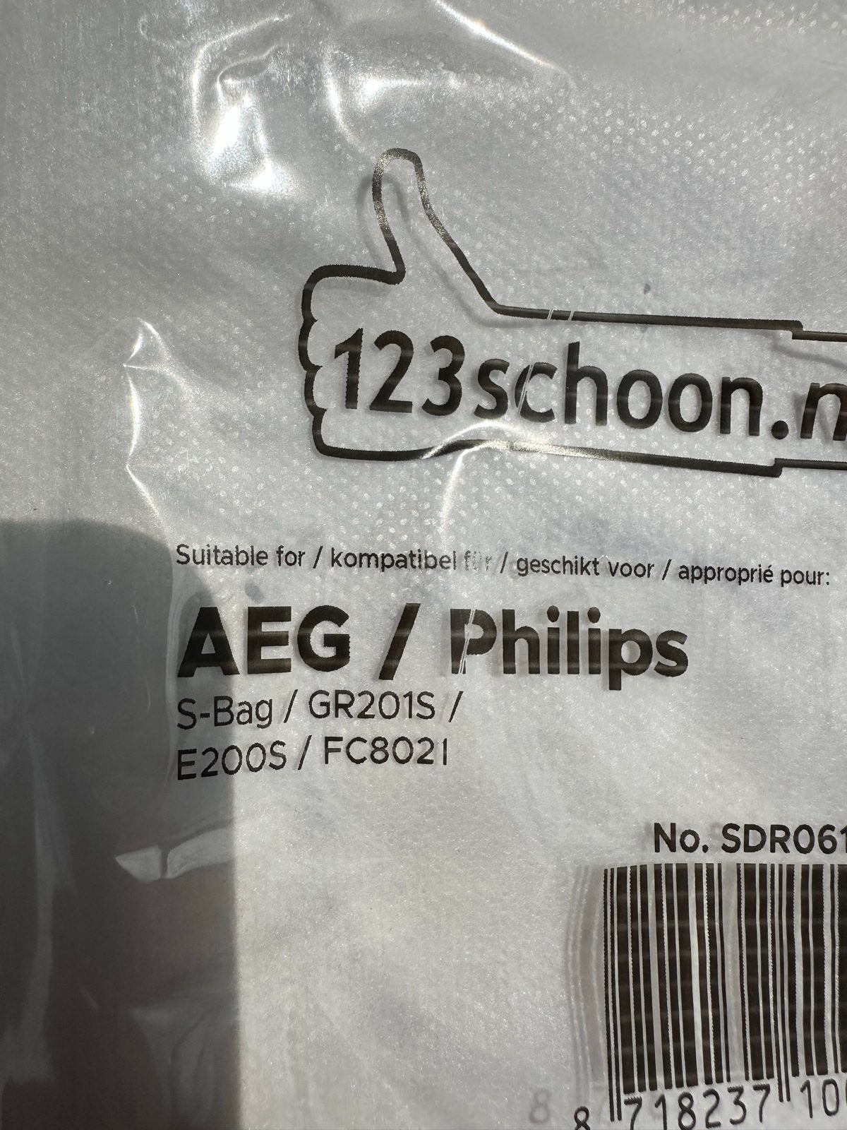 Stofzuigerzakken S-Bag GR201S/E200S/FC8021 AEG/Philips, Nieuw, Sledestofzuiger, AEG, Ophalen